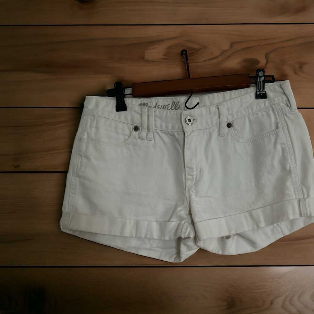Madewell white shorts